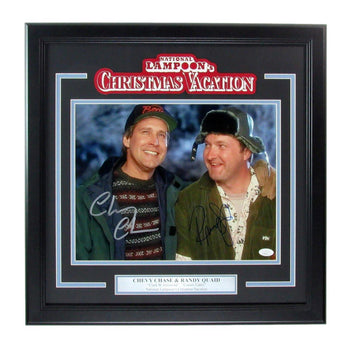 Chevy Chase/Randy Quaid Autographed 11X14 Photo