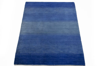 Hand-Loomed Gabbeh Oriental Rug Contemporary