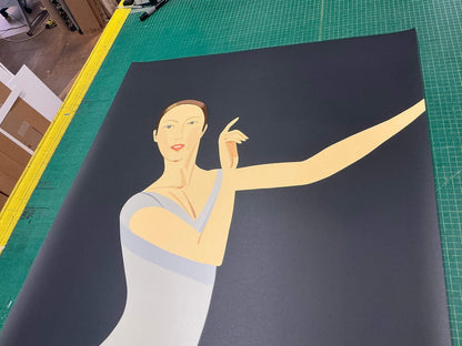 Alex Katz Sarah-American Dance Festival " Serigraph Pop Art Blue