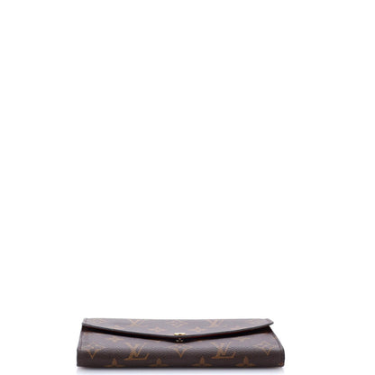 Louis Vuitton Sarah Wallet Nm Monogram Canvas