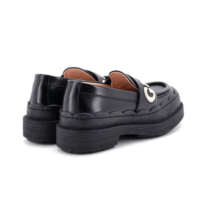 Gucci Women'S Ornella Logo Loafers Leather