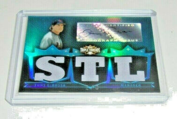Tony Larussa 07 Topps Triple Thread Game Used