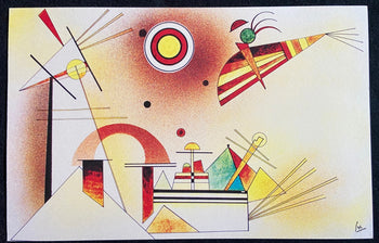 Wassily Kandinsky Lithograph Coa Josef Albers
