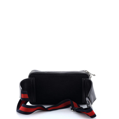 Gucci Soft Zip Belt Bag Gg Coated Canvas Small
