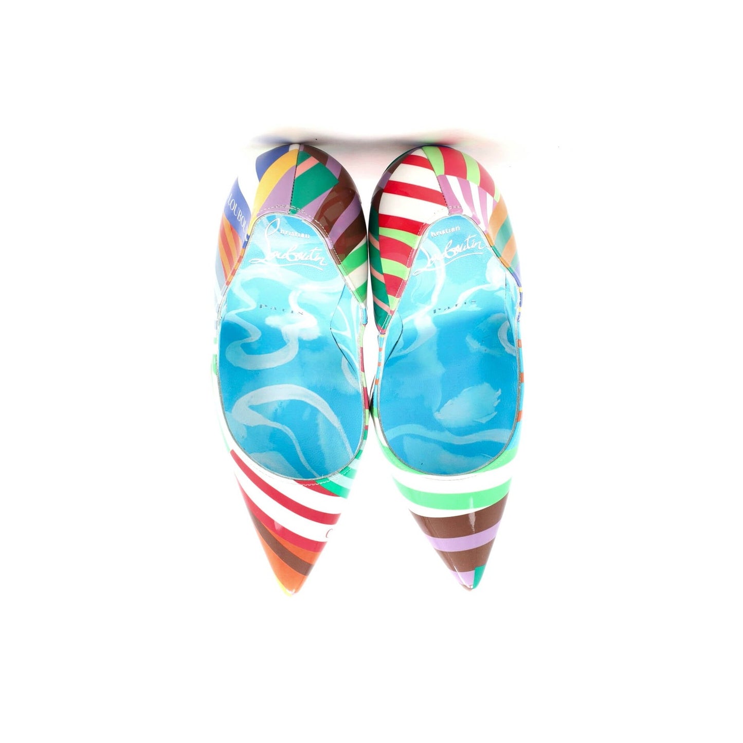 Christian Louboutin Women'S So Kate Pumps Printed Patent 120