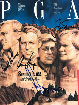 Jack Nicklaus, Arnold Palmer, Gary Player, & Lee Trevino April 1990 Pga Program
