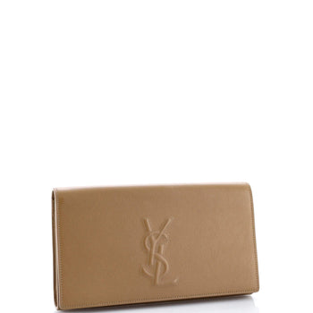Saint Laurent Belle De Jour Clutch Leather Large