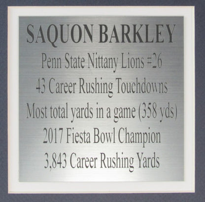 Saquon Barkley Autographed Jersey Penn State