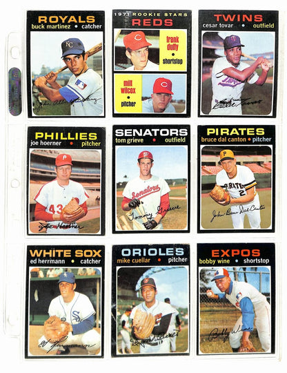 1971 Topps Baseball Card Complete Set (1-752)