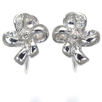 Tasaki Earrings Diamond 0.02Ct/0.02Ct Flower 900