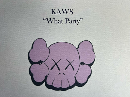 Kaws Lithograph Coa Numbered Limited Certified