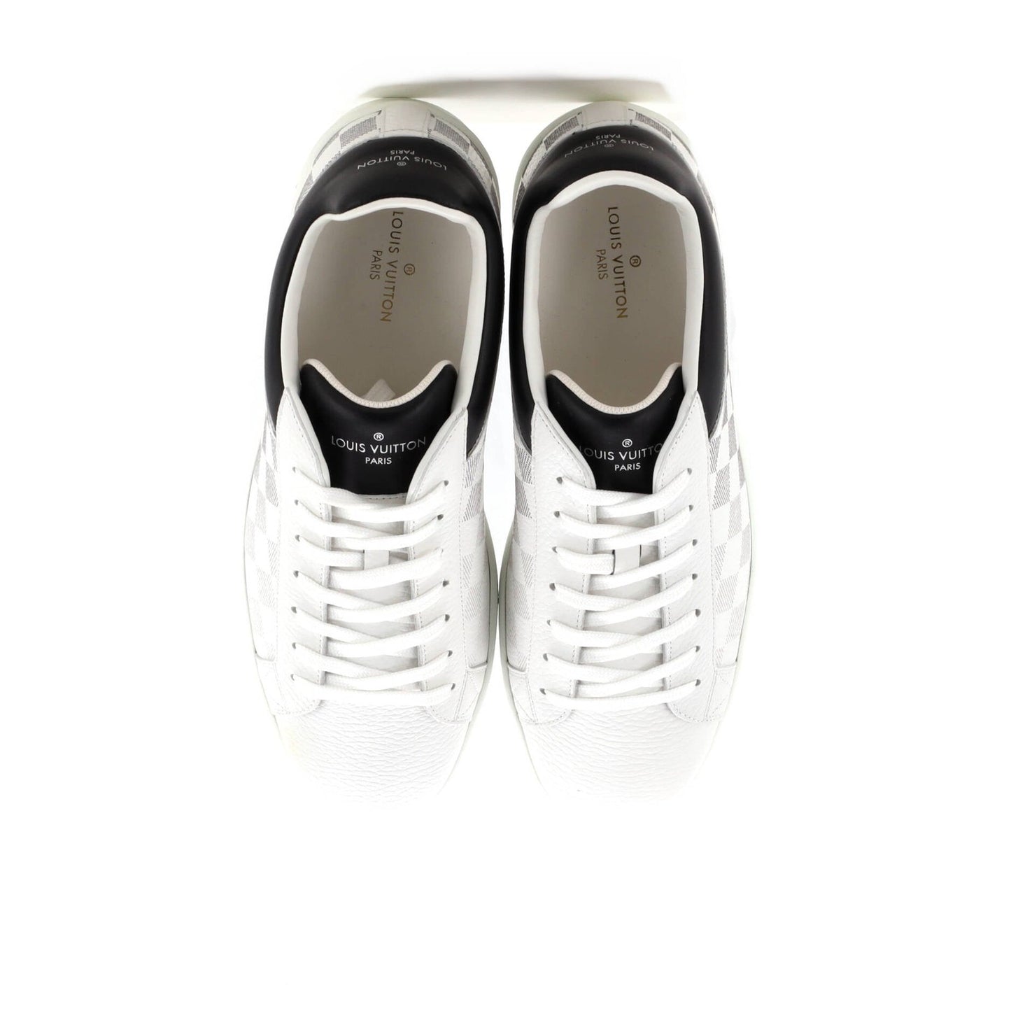 Louis Vuitton Men'S Luxembourg Sneakers Gradient Damier Leather