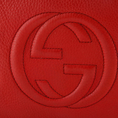 Gucci Soho Convertible Top Handle Bag Leather Small