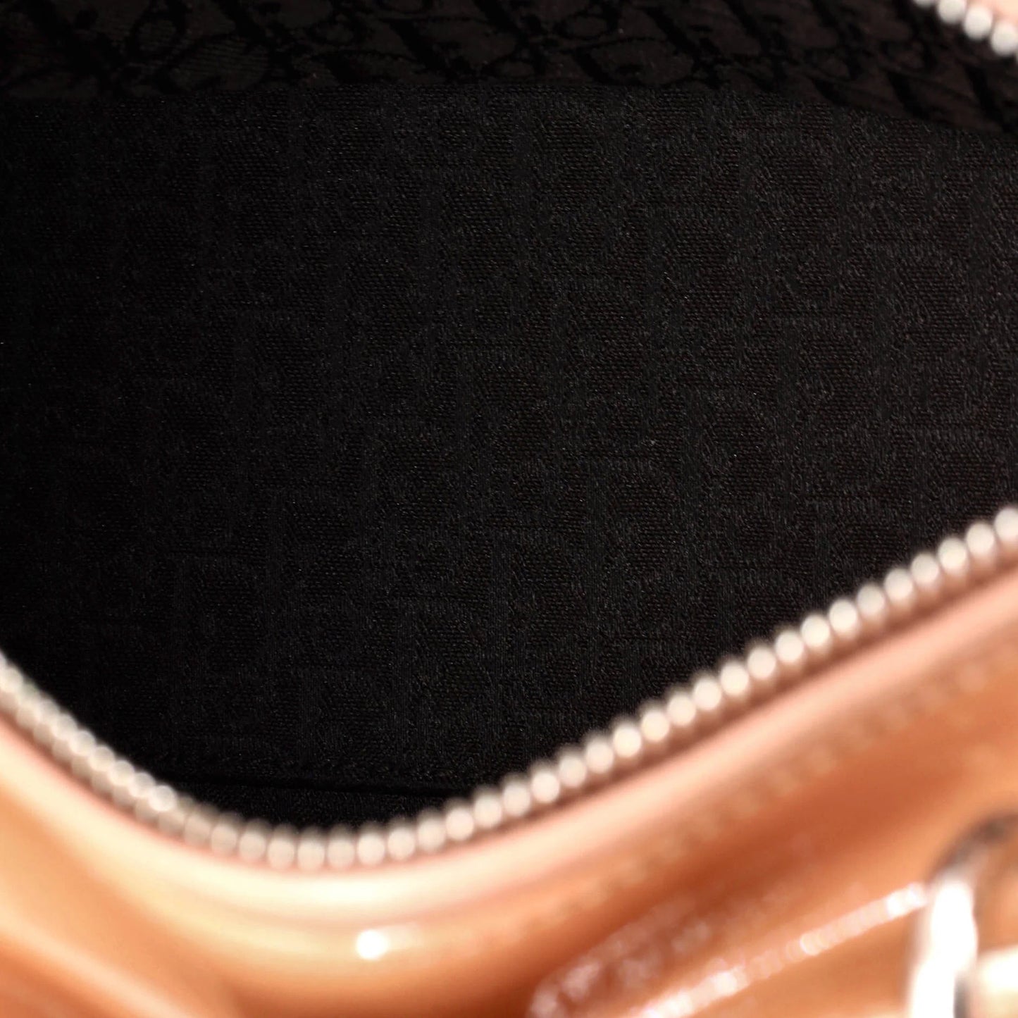 Medium Christian Dior Lady Dior Bag Cannage Quilt Patent