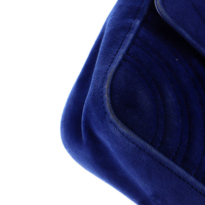 Gucci Gg Marmont Flap Bag Matelasse Velvet Small