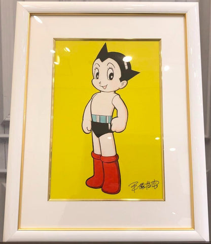 Osamu Tezuka "Atom" Piezograph Giclee Canvas Limited Edition 95/200 Signed Coa