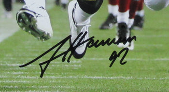 James Harrison Steelers Signed/Autographed 8X10 Photo Collage Framed Jsa 197318
