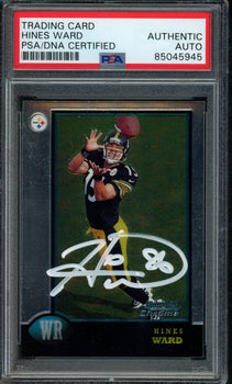 Hines Ward Steelers Autographed 1998 Bowman