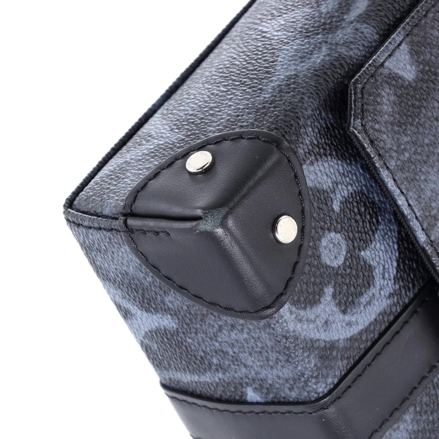 Louis Vuitton Trunk Messenger Bag Limited Edition Monogram Pastel Noir Pm