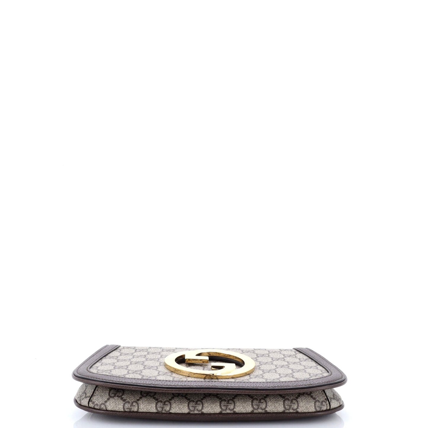 Gucci Blondie Nm Chain Flap Bag Gg Coated Canvas Small