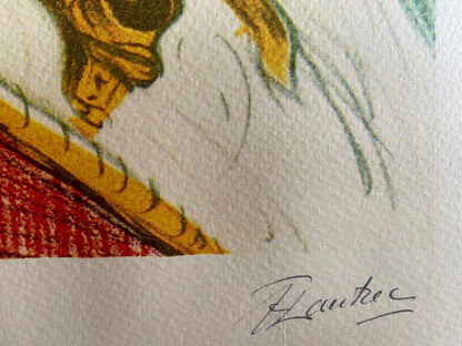 Henri De Toulouse-Lautrec Lithograph Coa Mourlot 1952 Signed