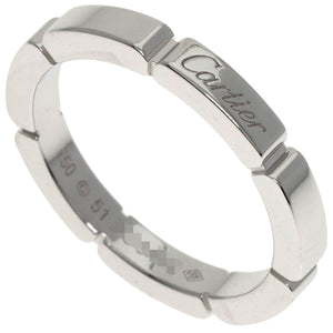 CARTIER PANTHERE #51 Ring K18 White Gold Mayon