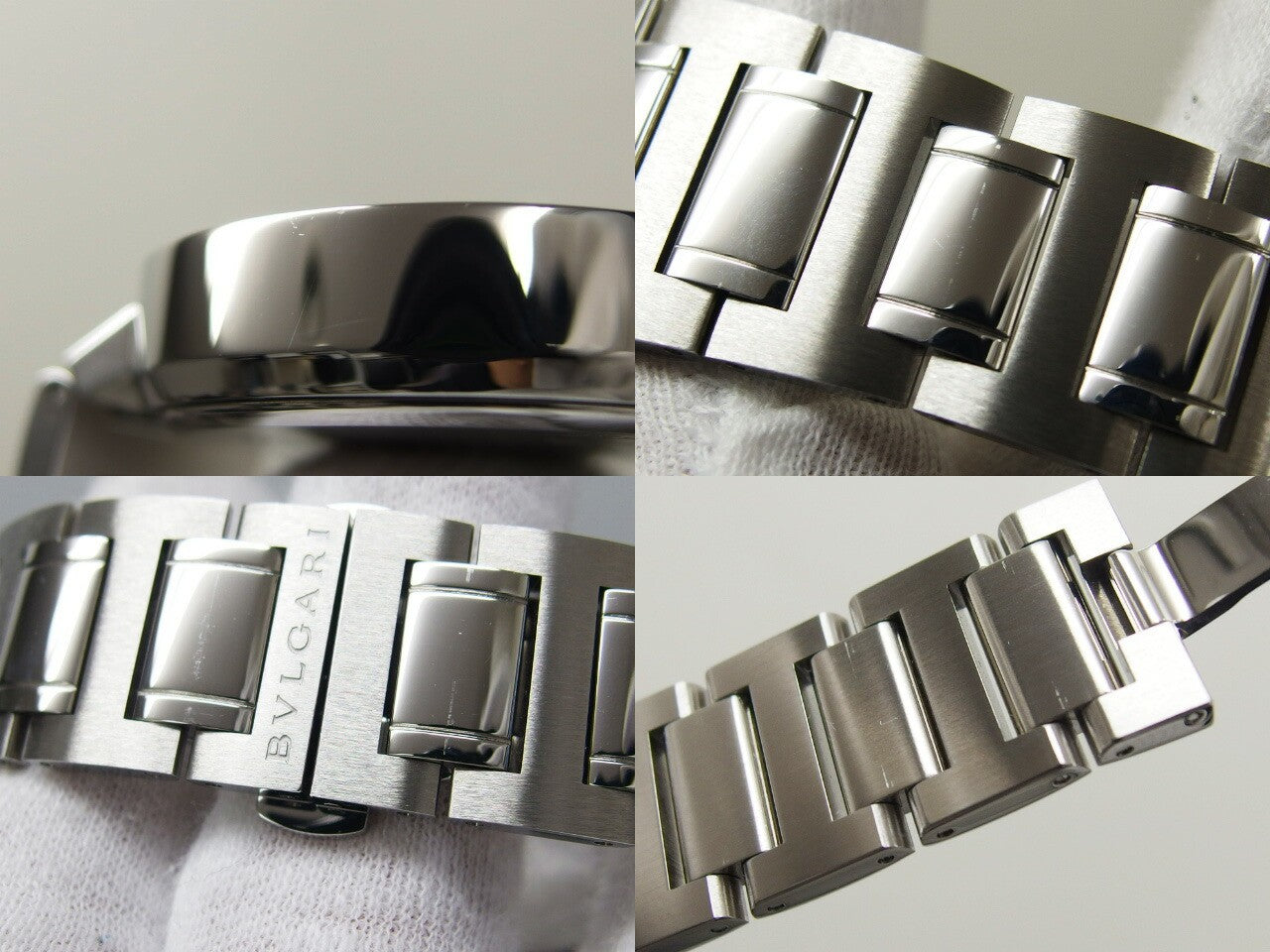 Bvlgari Bulgari Bulgari Bb38Ss White Ss Bb38Ss