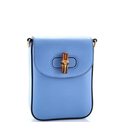 Gucci Bamboo Top Handle Backpack Leather Mini