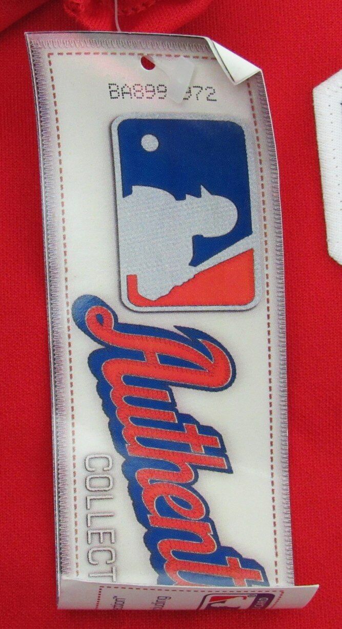 David Ortiz Hof Autographed Majestic Red 2007 Ws