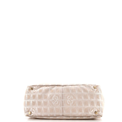 Chanel Travel Line Shoulder Bag Nylon Medium