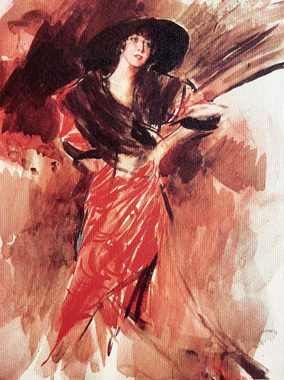 Giovanni Boldini Lithograph 1963 Coa Signed Limited