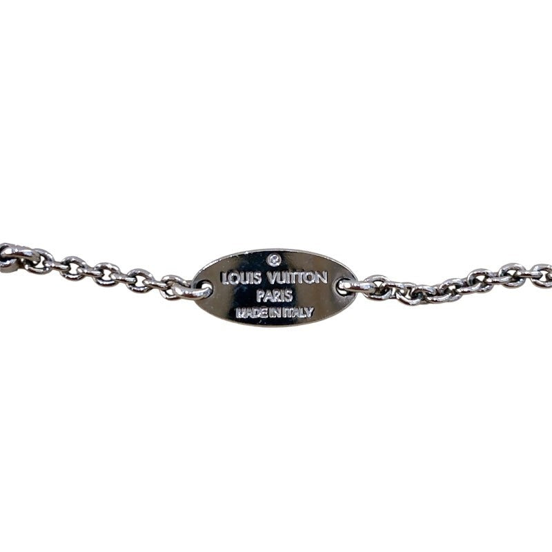 Louis Vuitton Essential V Necklace Metal Silver
