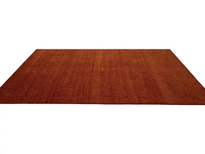 Contemporary Gabbeh Modern Rug Orange Tribal
