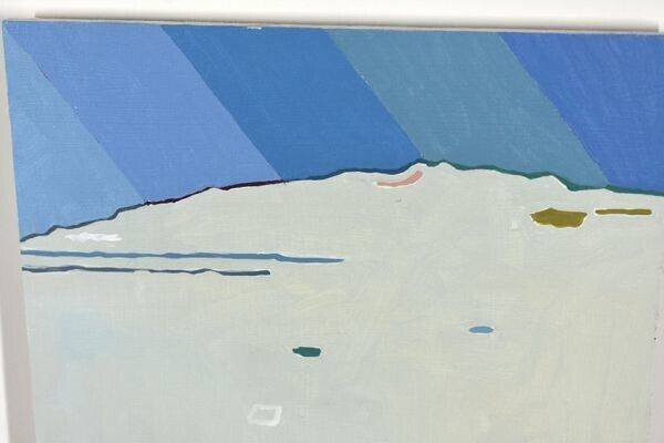 Fred Coppin 2020 Original Painting Oil On Panel Signed Well Framed Third Rock
