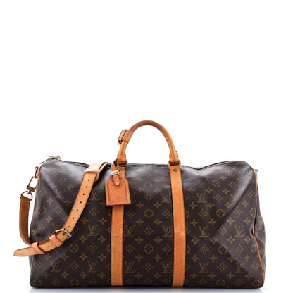 Louis Vuitton Keepall Bandouliere Bag Monogram Canvas 50