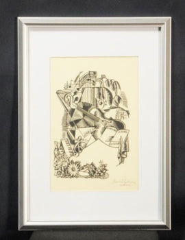 Clment Serveau Signed Woodcut 