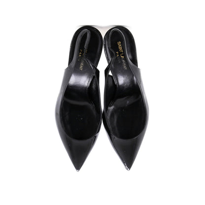 Saint Laurent Women'S Opyum Slingback Pumps Patent 110