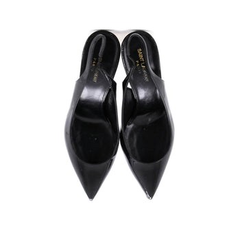 Saint Laurent Women'S Opyum Slingback Pumps Patent 110