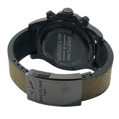 Breitling Avenger Hurricane Xb1210E4/Be89 Black Men'S Used Watch #7107