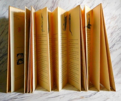 Paul Claudel Sainte Genevieve 1923 Tokyo Limited Ed. No.607 Woodblock Prints Jap