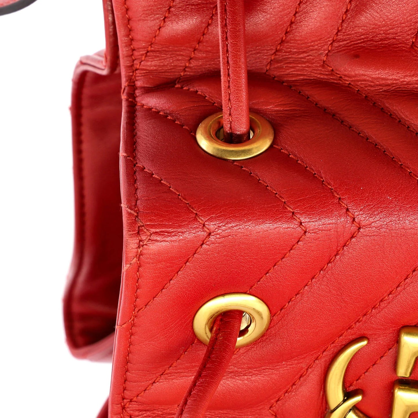 Gucci Gg Marmont Bucket Bag Matelasse Leather Small