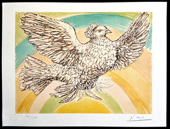 Pablo Picasso Lithograph Coa Signed Numbered 180