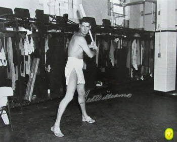 Ted Williams Hof Signed/Autographed 16X20 B/W