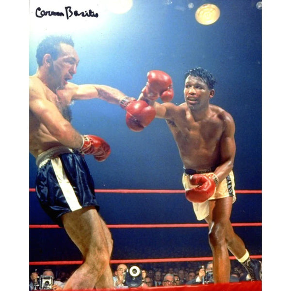 Carmen Basilio Autographed Boxing 8X10 Photo