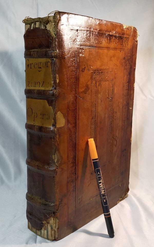 1531-1534 Froben Gregorius Nazianzen Orationes & Irenaeus Erasmus Editio Vellum