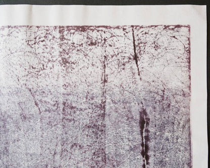 Vintage Hideo Hagiwara Soil No.20 Barren Land Woodblock Signed ED 12/ 30 Japanese