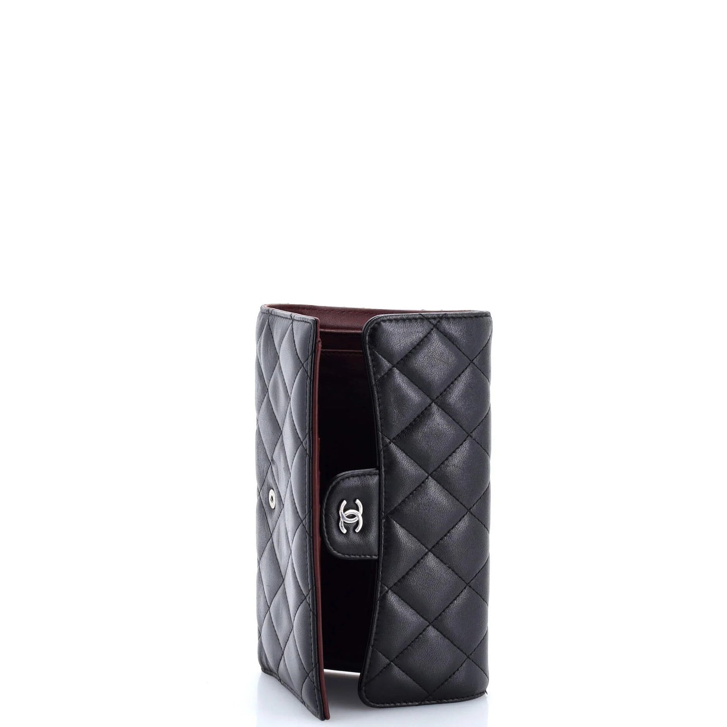 Chanel L-Flap Wallet Quilted Lambskin Long