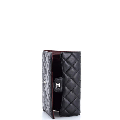 Chanel L-Flap Wallet Quilted Lambskin Long