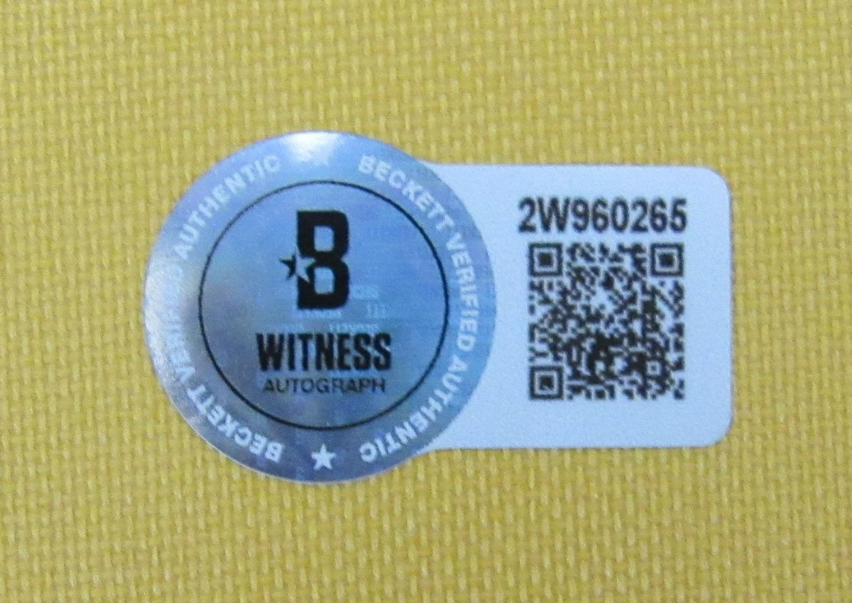 Hines Ward Signed/Autographed Steelers Black/Yellow Custom Jersey Beckett 194777