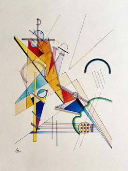 Wassily Kandinsky Lithograph Coa Numbered Signed Piet Mondrian Josef Albers